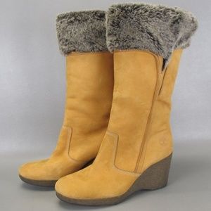 Timberland Wedge Heel Size 9 M Boots